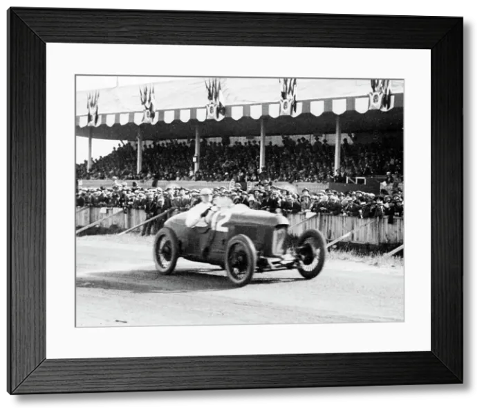 Framed Print : 1923 French Grand Prix, Henry Segrave in Sunbeam Framed Print : 1923 French Grand Prix, Henry Segrave in Sunbeam