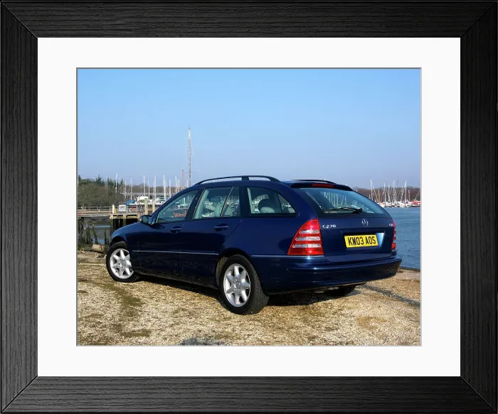 Framed Print : 2003 Mercedes Benz C270 Estate Framed Print : 2003 Mercedes Benz C270 Estate