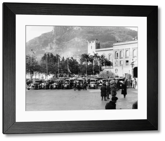 Framed Print : The Finish of the Monte Carlo Rally, 1929 Framed Print : The Finish of the Monte Carlo Rally, 1929