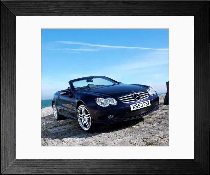 Framed Print : 2003 Mercedes Benz SL55 AMG Framed Print : 2003 Mercedes Benz SL55 AMG