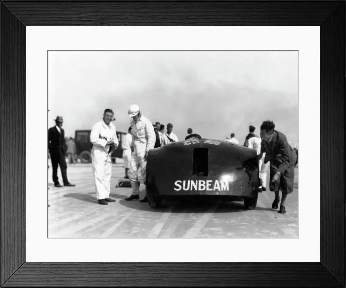 Framed Print : Sunbeam 1000hp World Land speed record attempt at Daytona 1927 Framed Print : Sunbeam 1000hp World Land speed record attempt at Daytona 1927