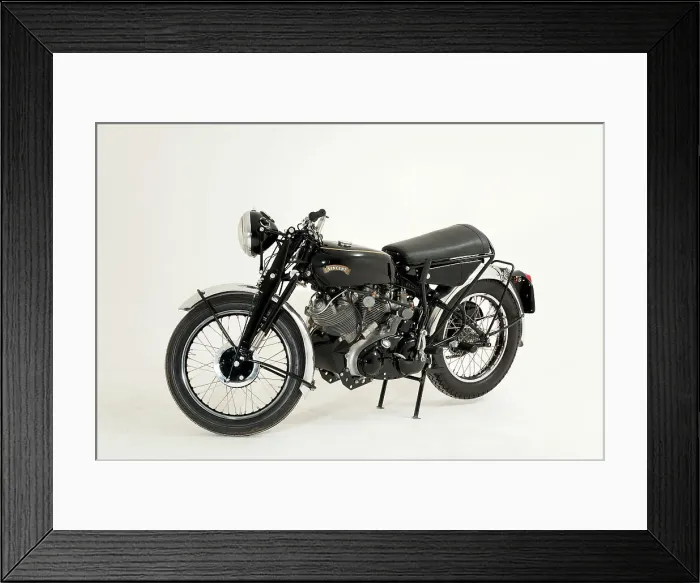 Framed Print : 1958 Vincent Black Shadow Framed Print : 1958 Vincent Black Shadow