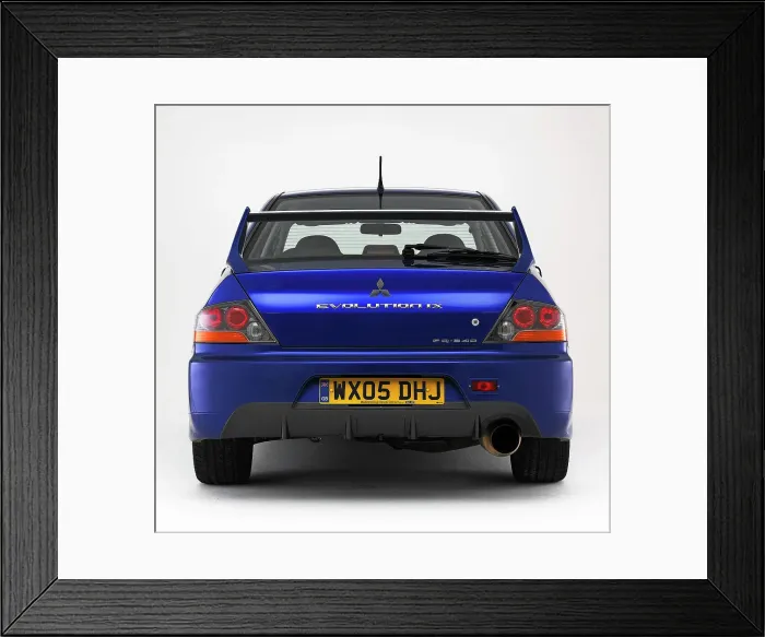 Framed Print : 2005 Mitsubishi Evo 9 FQ340 Framed Print : 2005 Mitsubishi Evo 9 FQ340