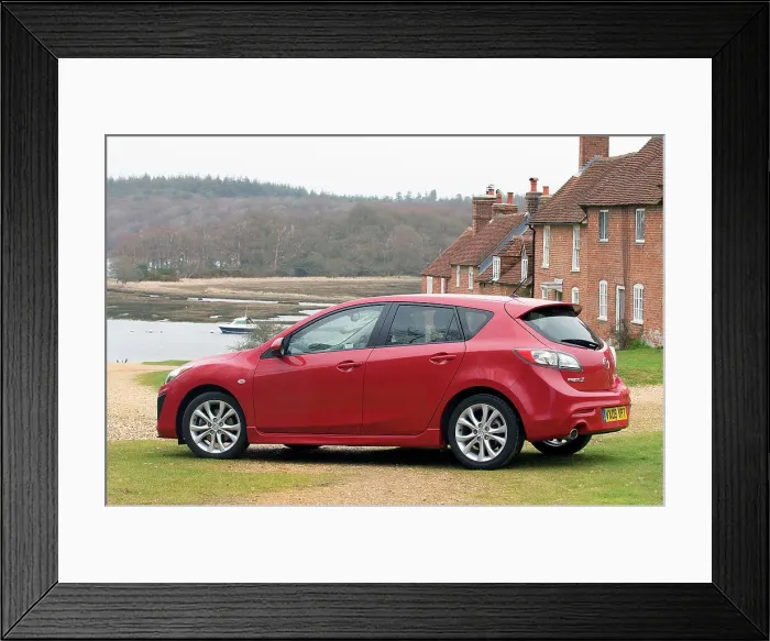 Framed Print : 2009 Mazda 3 2.2D Sport Framed Print : 2009 Mazda 3 2.2D Sport