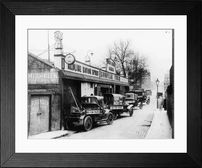 Framed Print : Daimler breakdown trucks, early 1920s Framed Print : Daimler breakdown trucks, early 1920s