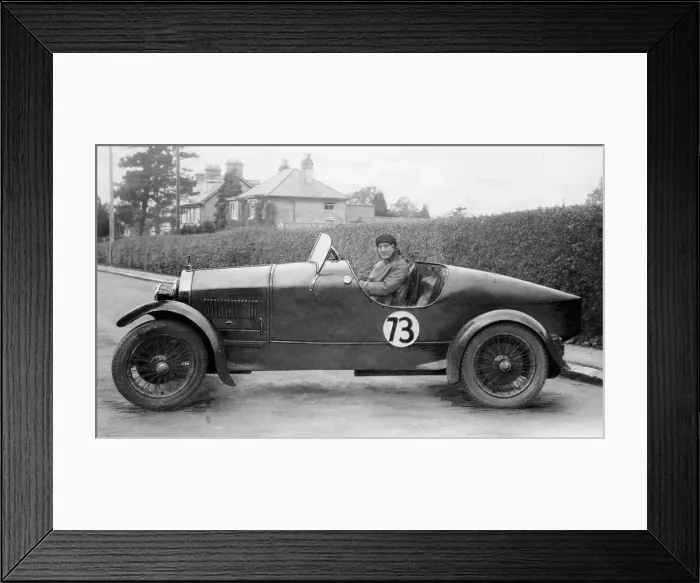 Framed Print : Amy Way seated in a racing car Framed Print : Amy Way seated in a racing car