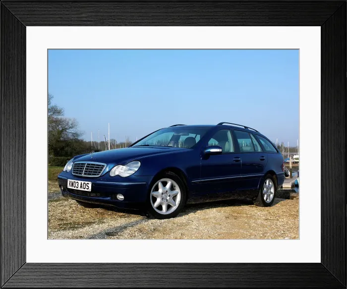 Framed Print : 2003 Mercedes Benz C270 Estate Framed Print : 2003 Mercedes Benz C270 Estate