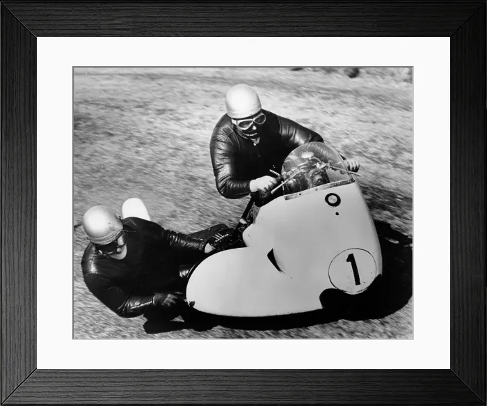 Framed Print : BMW Motorbike and sidecar combination, 1958 Framed Print : BMW Motorbike and sidecar combination, 1958