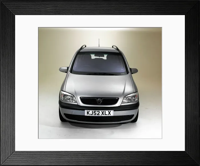 Framed Print : 2002 Vauxhall Zafira Framed Print : 2002 Vauxhall Zafira