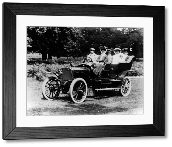 Framed Print : 1906 Thornycroft 30 hp car, (c1906?) Framed Print : 1906 Thornycroft 30 hp car, (c1906?)