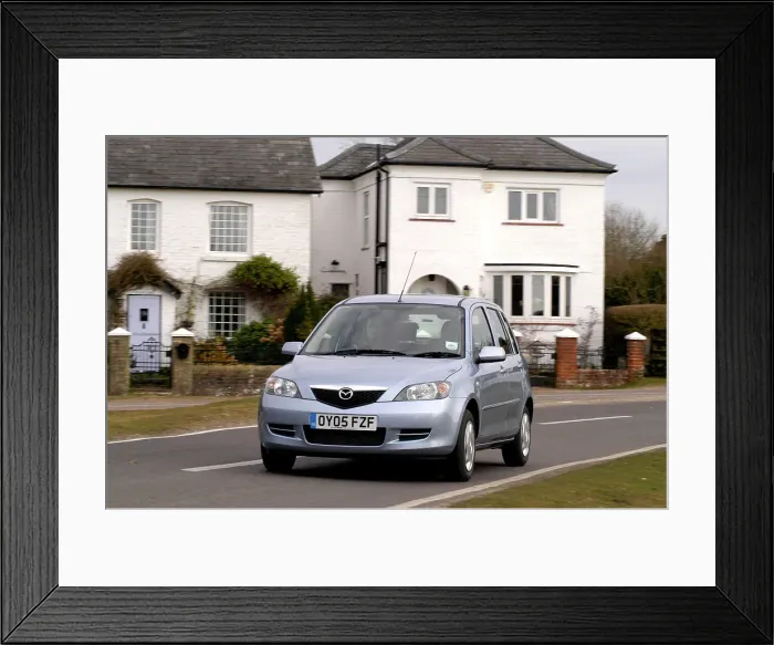 Framed Print : 2005 Mazda 2 1.4D Antares Framed Print : 2005 Mazda 2 1.4D Antares