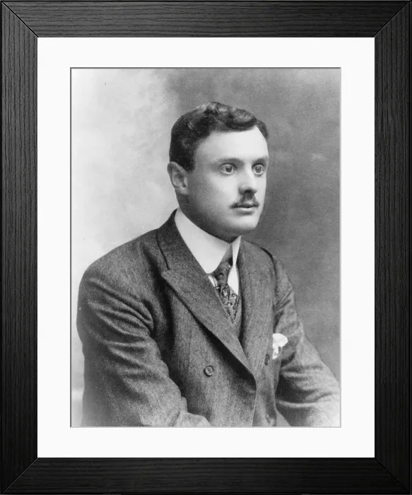 Framed Print : CS Rolls. Rolls set up business selling French Framed Print : CS Rolls. Rolls set up business selling French
