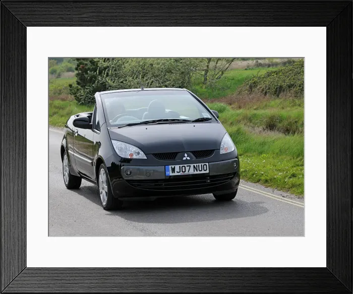 Framed Print : 2007 Mitsubishi Colt CZC Cabriolet Framed Print : 2007 Mitsubishi Colt CZC Cabriolet