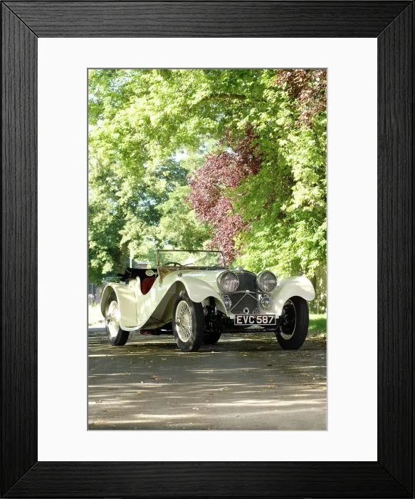 Framed Print : 1940 SS100 Jaguar Roadster Framed Print : 1940 SS100 Jaguar Roadster