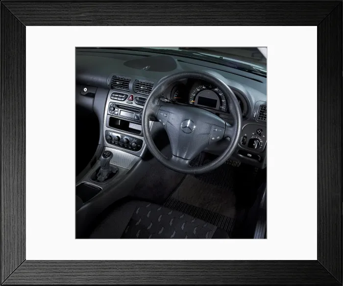 Framed Print : 2003 Mercedes Benz C200k Coupe Framed Print : 2003 Mercedes Benz C200k Coupe