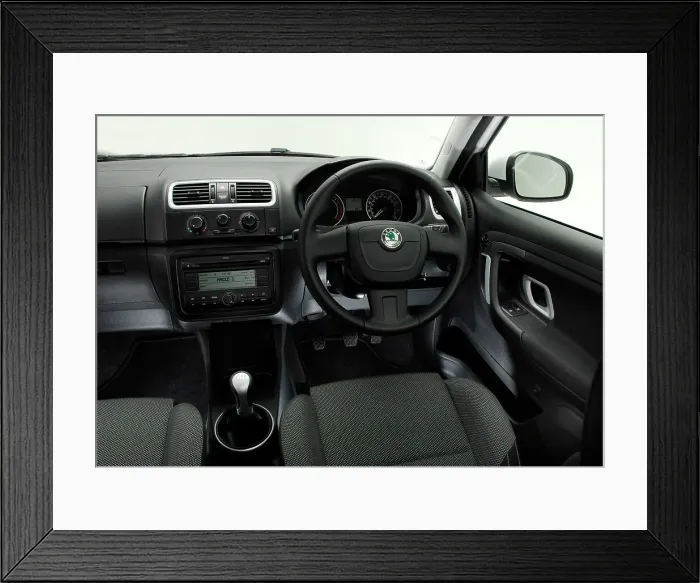 Framed Print : 2010 Skoda Fabia HTP Framed Print : 2010 Skoda Fabia HTP