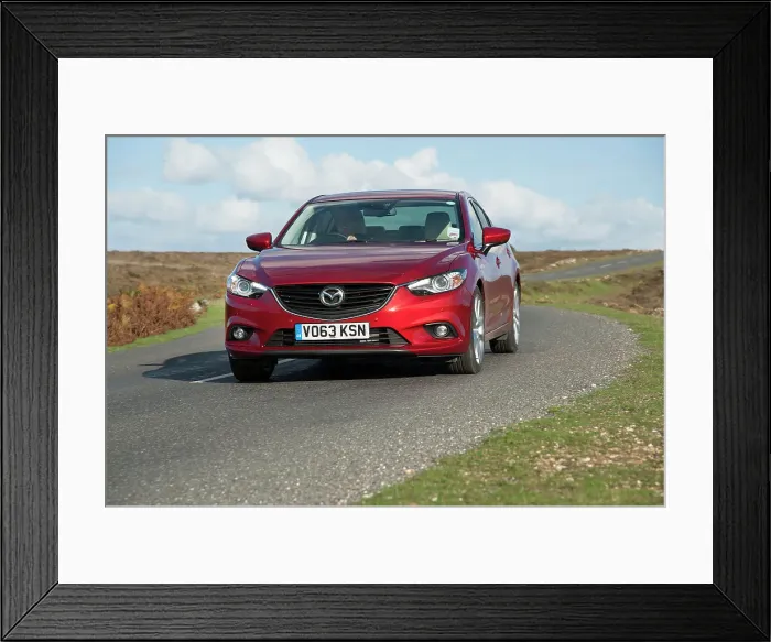 Framed Print : 2013 Mazda 6 2.2D Sport Nav Framed Print : 2013 Mazda 6 2.2D Sport Nav