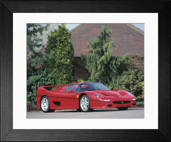 Framed Print : 1996 Ferrari F50 Framed Print : 1996 Ferrari F50