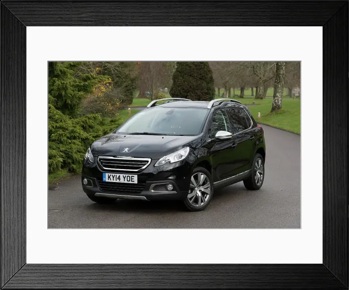 Framed Print : 2014 Peugeot 2008 Hdi Feline Framed Print : 2014 Peugeot 2008 Hdi Feline