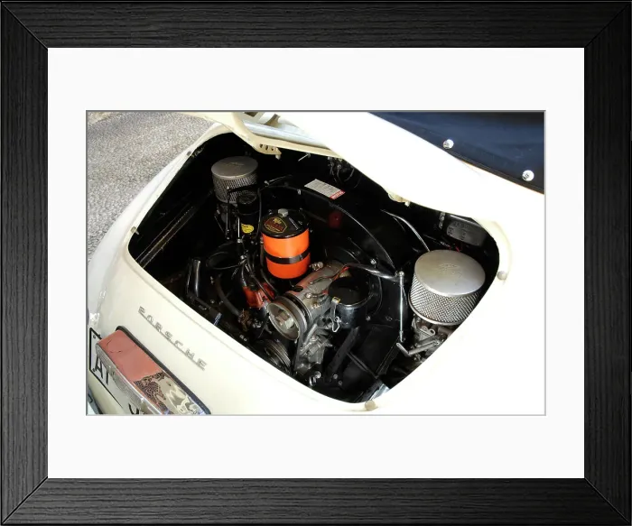 Framed Print : 1954 Porsche 356 1300S Cabriolet Framed Print : 1954 Porsche 356 1300S Cabriolet