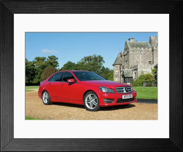 Framed Print : 2013 Mercedes Benz C350 AMG Framed Print : 2013 Mercedes Benz C350 AMG