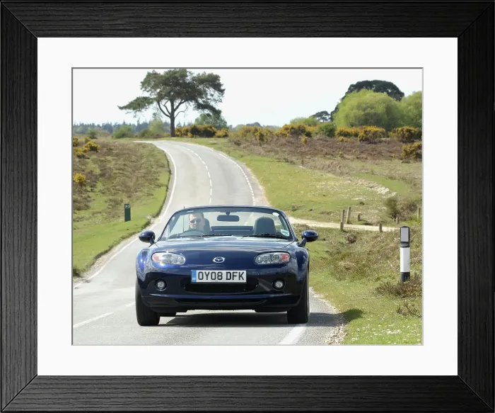 Framed Print : 2008 Mazda MX5 Roadster Coupe Framed Print : 2008 Mazda MX5 Roadster Coupe