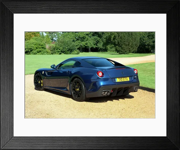 Framed Print : 2010 Ferrari 599 GTO