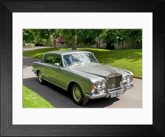 Framed Print : 1968 Rolls Royce Silver Shadow Framed Print : 1968 Rolls Royce Silver Shadow