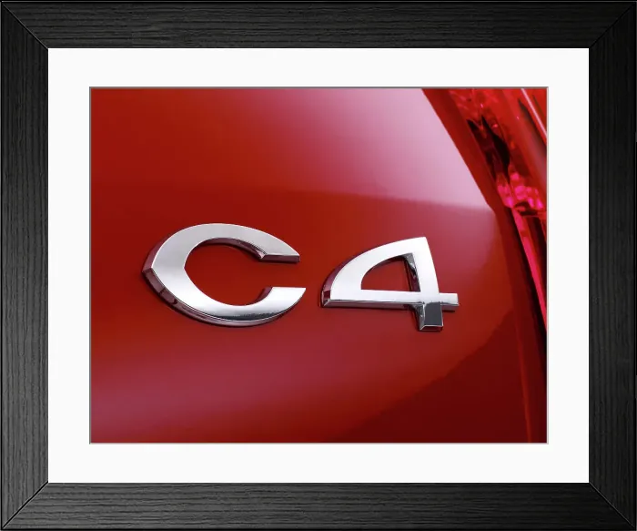 Framed Print : 2004 Citroen C4 Framed Print : 2004 Citroen C4