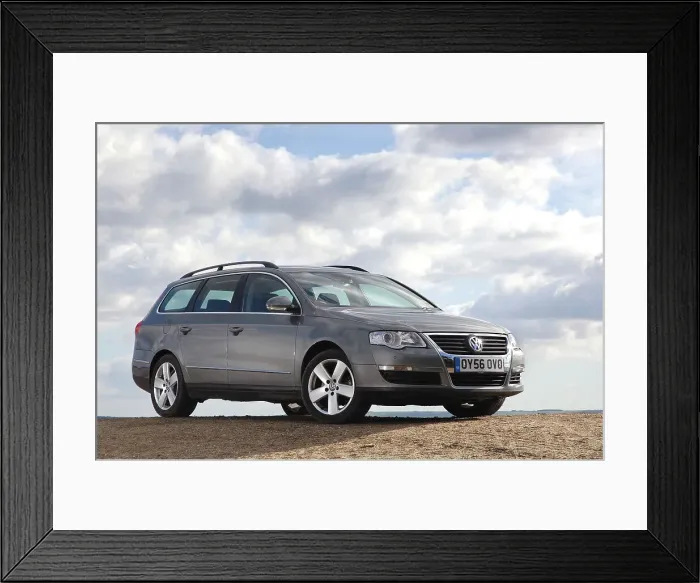 Framed Print : 2006 Volkswagen Passat 2.0 Tdi Estate Framed Print : 2006 Volkswagen Passat 2.0 Tdi Estate
