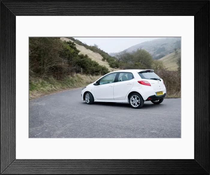 Framed Print : 2010 Mazda 2 Sport Framed Print : 2010 Mazda 2 Sport