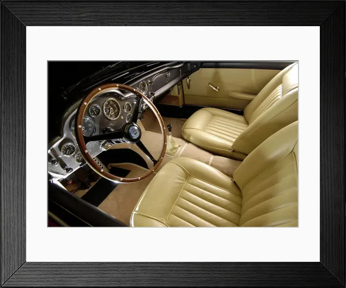 Framed Print : Aston Martin DB4 GT by Touring 1960. Artist: Simon Clay Framed Print : Aston Martin DB4 GT by Touring 1960. Artist: Simon Clay