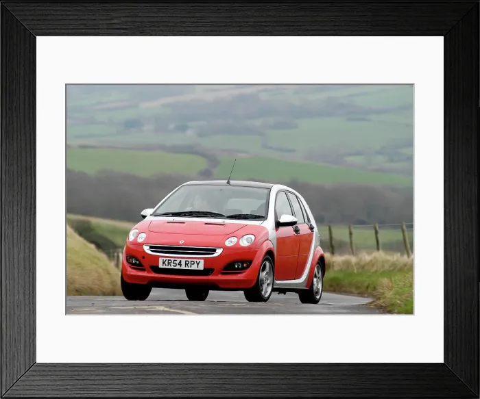 Framed Print : 2004 Smart Forfour Framed Print : 2004 Smart Forfour
