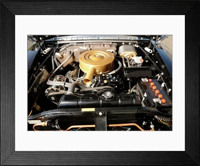 Framed Print : Chrysler Imperial convertible 1959. Artist: Simon Clay Framed Print : Chrysler Imperial convertible 1959. Artist: Simon Clay