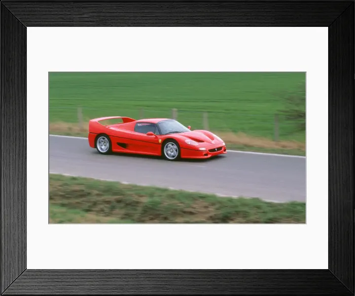 Framed Print : 1996 Ferrari F50