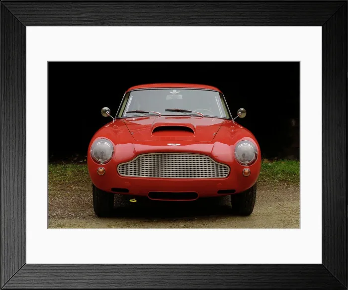 Framed Print : Aston Martin DB4 GT by Touring 1960. Artist: Simon Clay Framed Print : Aston Martin DB4 GT by Touring 1960. Artist: Simon Clay