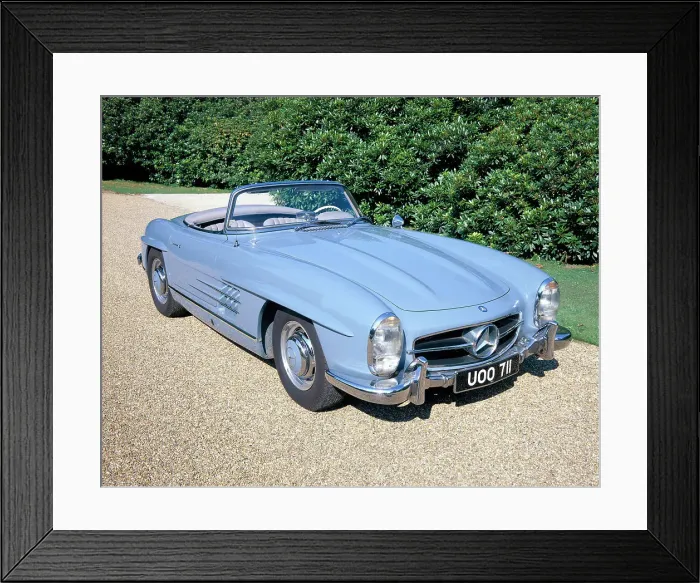 Framed Print : Mercedes 300SL Roadster, c1960 Framed Print : Mercedes 300SL Roadster, c1960
