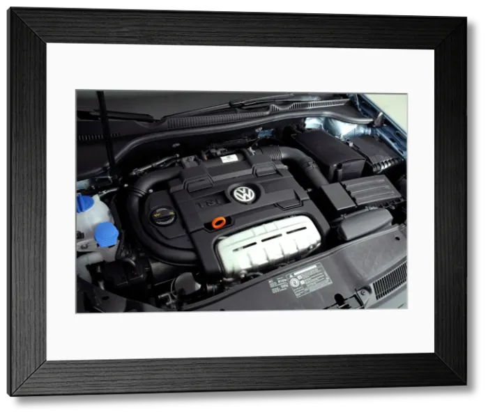 Framed Print : 2009 VW Golf Mk6 Framed Print : 2009 VW Golf Mk6