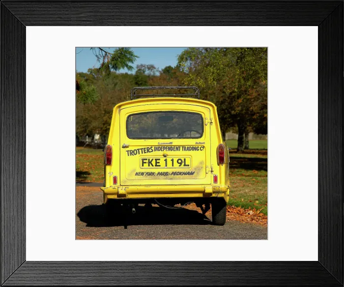Framed Print : Trotter's Reliant Van from Only Fools and Horses tv programme. Creator: Unknown Framed Print : Trotter's Reliant Van from Only Fools and Horses tv programme. Creator: Unknown