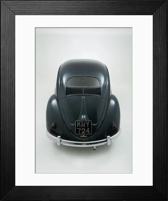 Framed Print : 1953 Volkswagen Beetle Export Framed Print : 1953 Volkswagen Beetle Export