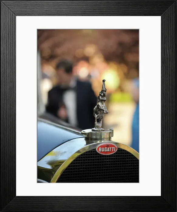 Framed Print : 1930 Bugatti Royale type 41 mascot Artist: Simon Clay