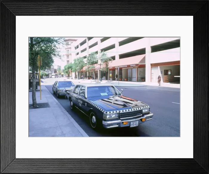Framed Print : 1994 Checker Taxi cab Framed Print : 1994 Checker Taxi cab