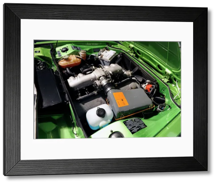 Framed Print : BMW 3.0 CSL BAT 1975. Artist: Simon Clay Framed Print : BMW 3.0 CSL BAT 1975. Artist: Simon Clay