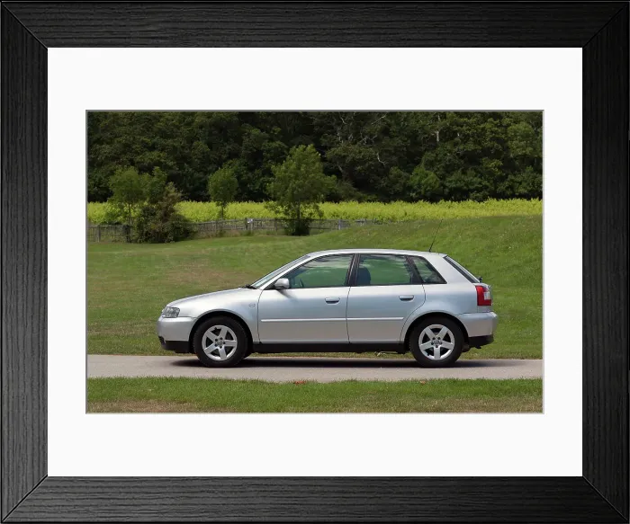 Framed Print : 2001 Audi A3 1.8 Framed Print : 2001 Audi A3 1.8