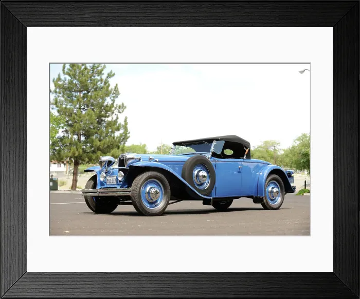 Framed Print : Ruxton model c roadster 1932. Artist: Simon Clay Framed Print : Ruxton model c roadster 1932. Artist: Simon Clay