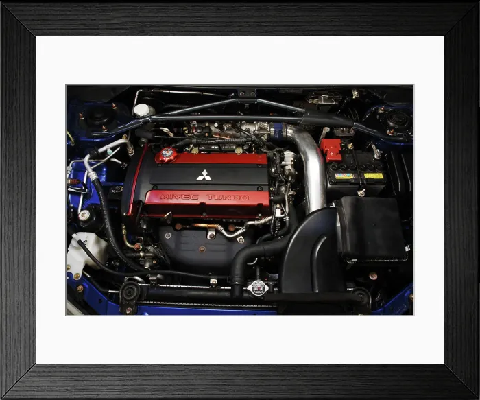 Framed Print : 2005 Mitsubishi Evo 9 FQ340 Framed Print : 2005 Mitsubishi Evo 9 FQ340