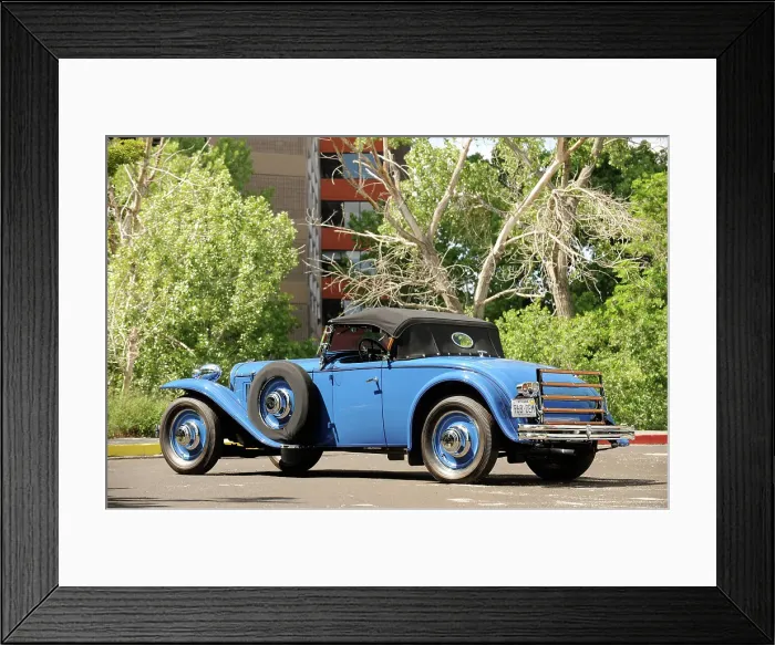 Framed Print : Ruxton model c roadster 1932. Artist: Simon Clay Framed Print : Ruxton model c roadster 1932. Artist: Simon Clay