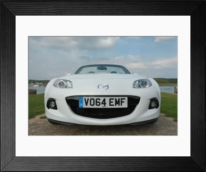 Framed Print : 2014 Mazda MX5 Roadster Coupe Framed Print : 2014 Mazda MX5 Roadster Coupe