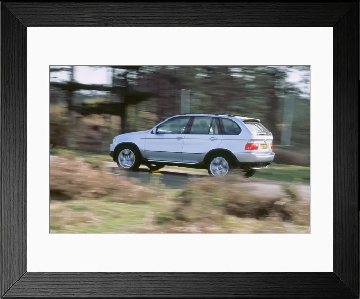 Framed Print : 2001 BMW X5 4.4i