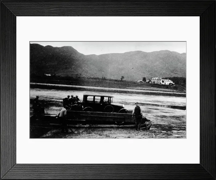 Framed Print : The Ballachulish ferry, c1925 Framed Print : The Ballachulish ferry, c1925